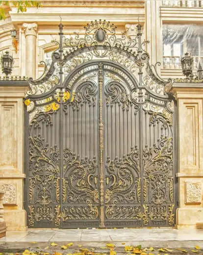 درب ویلایی ایرانشهر خرید درب فرفورژه ورودی حیاط در گنبدکاووس