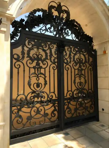 تولید کننده انواع درب فلزی فرفورژه