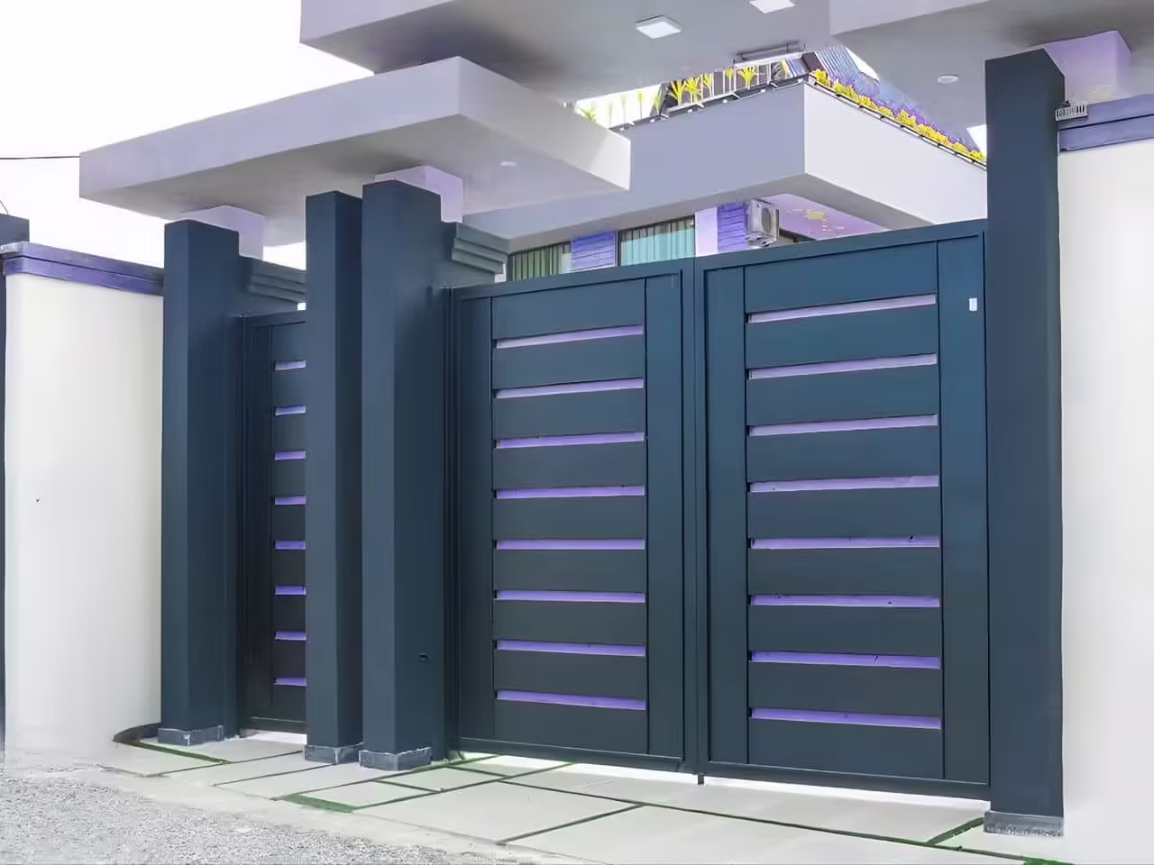 درب فلزی ساده بندر دیلم