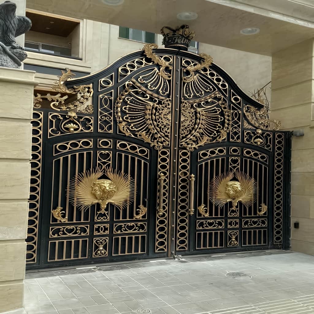 درب ویلایی فرفورژه در شهر اهواز | مجله حفاظ ایران درب ویلایی فرفورژه در شهر اهواز
