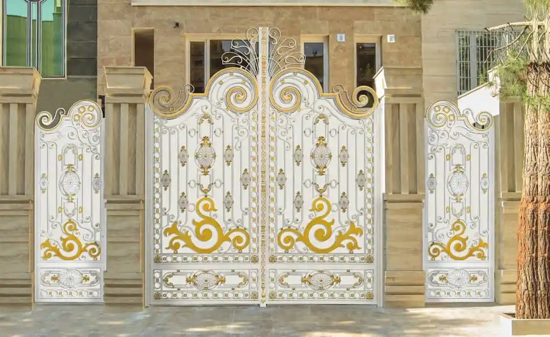 درب ویلا فرفورژه برای امنیت خانه درب ویلا فرفورژه برای امنیت خانه