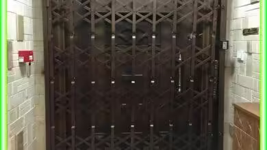 بهترین حفاظ آکاردئونی درب منزل