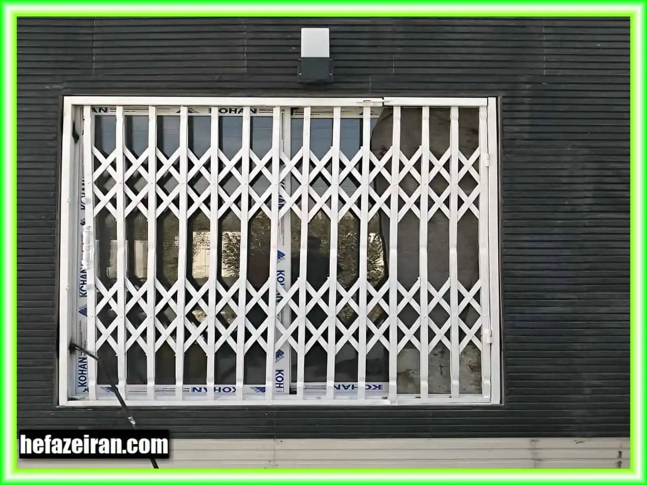 مدل 3 ردیف لوزی نقشدار پرچ منفی ایتالیایی حفاظ آکاردئونی