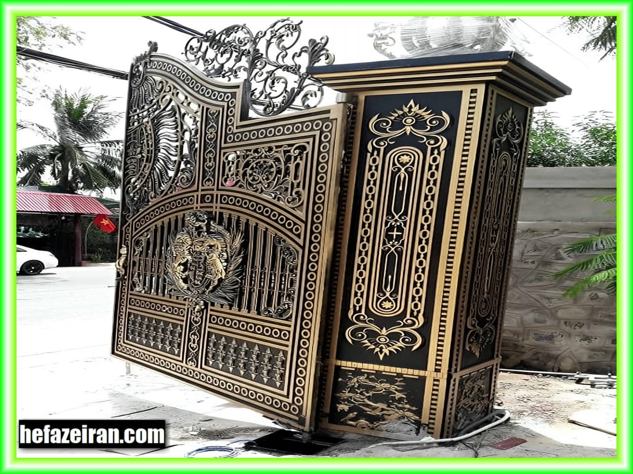 هزینه نصب درب فلزی دو لنگه