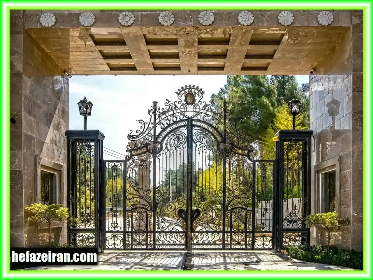 سفارش درب ویلایی فرفورژه سفارش درب ویلایی فرفورژه