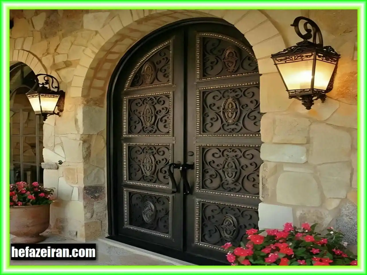 درب فلزی راه پله حفاظدار درب فلزی راه پله حفاظدار