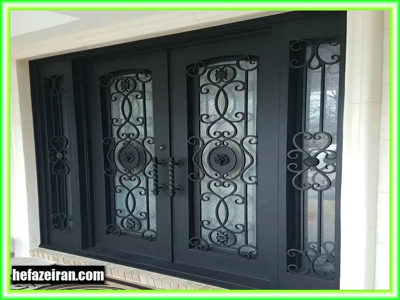 درب فلزی راه پله دولنگه درب فلزی راه پله دولنگه