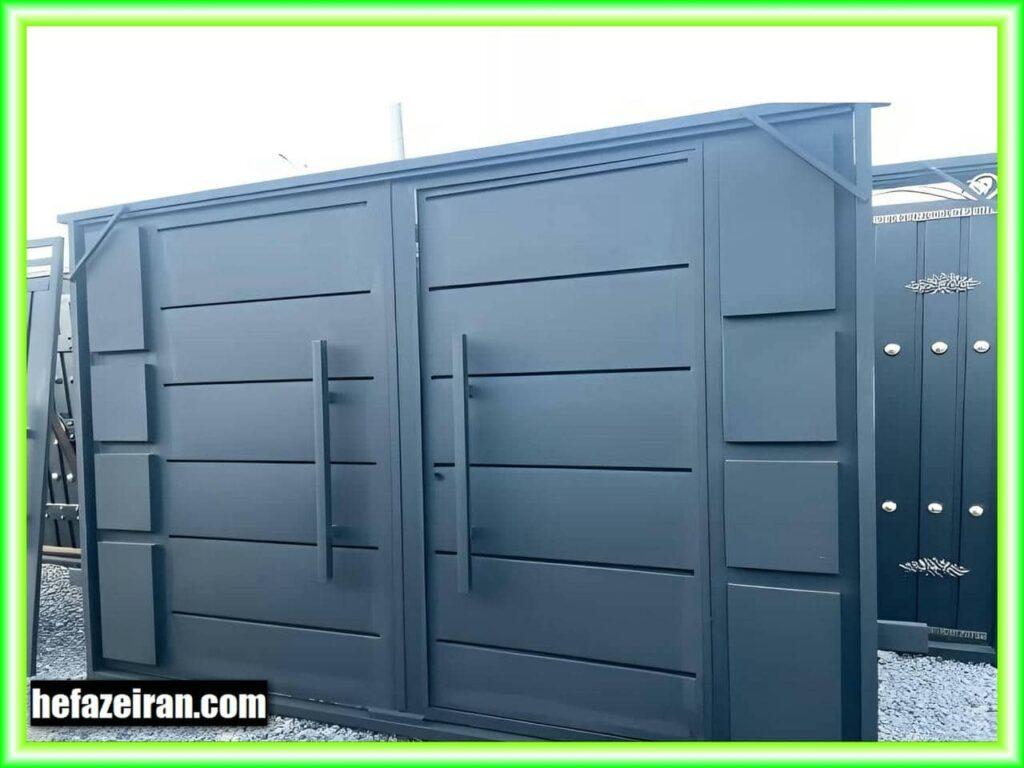 درب فلزی ورودی ساده