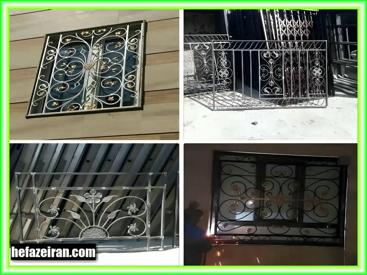 طراحی کلاسیک و مدرن در حفاظ پنجره فرفورژه