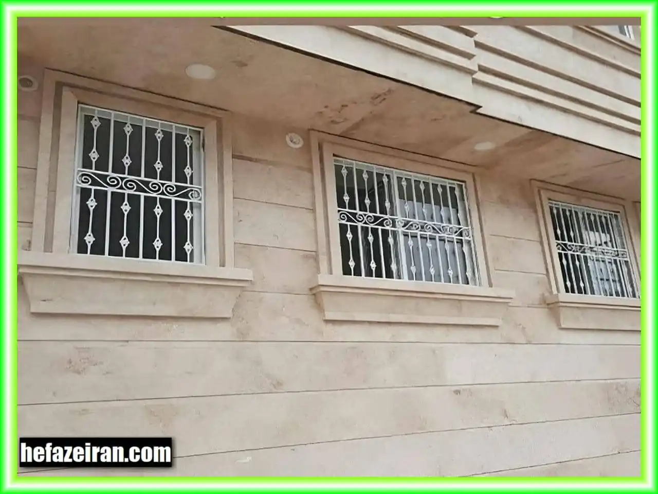 حفاظ پنجره ویلا مدل ساده