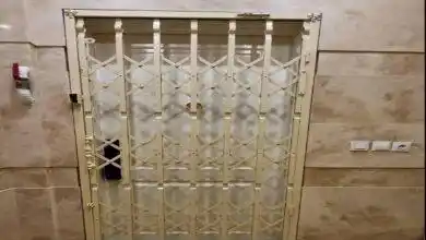 درب آکاردئونی حفاظ دفتر شرکت