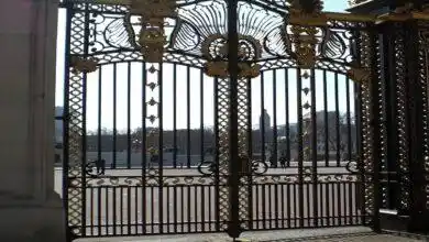 درب حیاط ساده و شیک