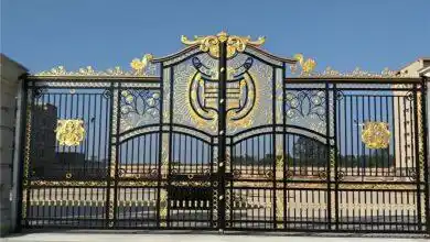 انواع درب حیاط ویلایی