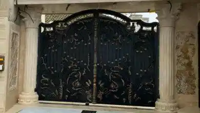 درب آهنی ماشین رو فرفورژه