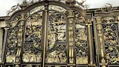 درب دست ساز فرفورژه فلزی