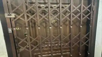 نرده حفاظ کشویی آکاردئونی