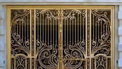 درب حیاط لوکس و لاکچری
