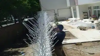 نرده حفاظ دیوار داخل آپارتمان