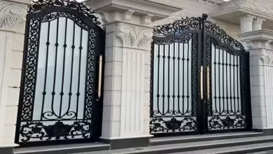 درب حیاط مهندسی ساز