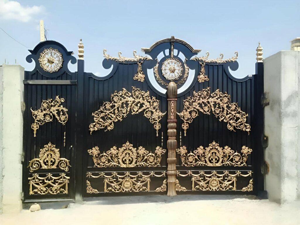 درب آهنی دو لنگه درب آهنی دو لنگه