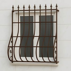 حفاظ پنجره مدل نیزه&zwnj;ای قوس&zwnj;دار