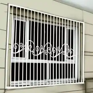 حفاظ پنجره مدل گل نیلوفری