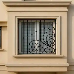 حفاظ پنجره مدل گل پیچ