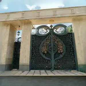 درب فلزی مدل دسته گل