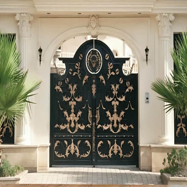 سازنده درب فرفورژه ورودی پارکینگ