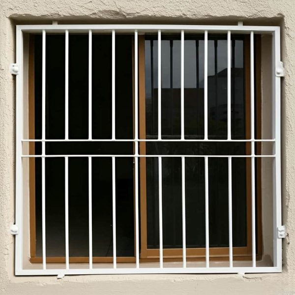 تولیدکننده حفاظ پنجره دوجداره مدل ساده میله افقی