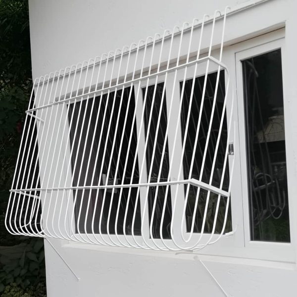 نصب حفاظ پنجره مدل سبدی ارکیده با جاگلدانی