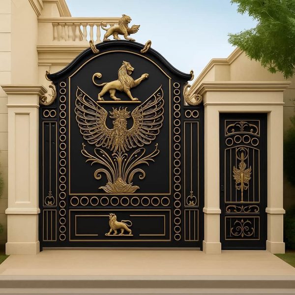 درب فرفورژه ورودی پارکینگ