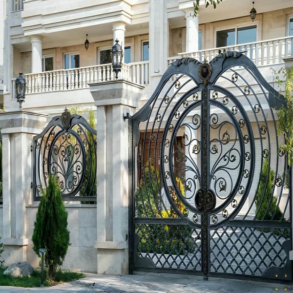 خرید درب فلزی مدل دایره مصور
