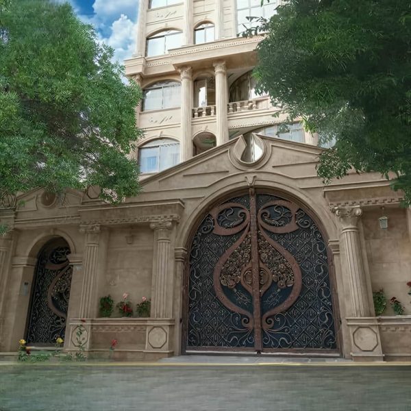 خرید درب فلزی مدل دسته گل