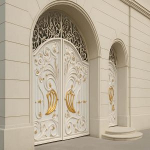 درب فلزی مدل پروانه