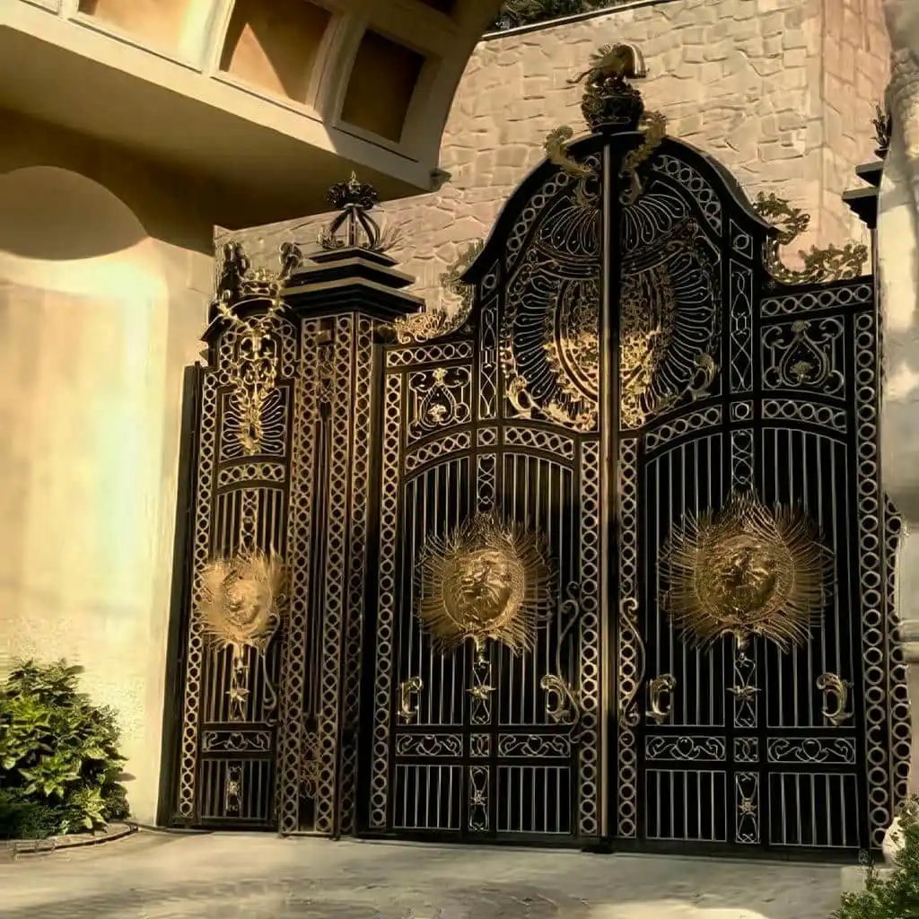 تولیدکننده درب حیاط آهنی