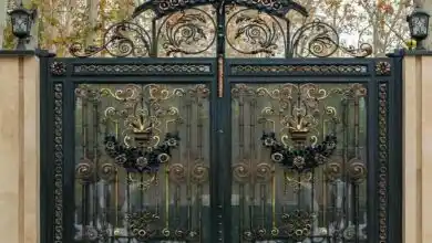 درب فرفورژه پارکینگ ساختمان های جدید