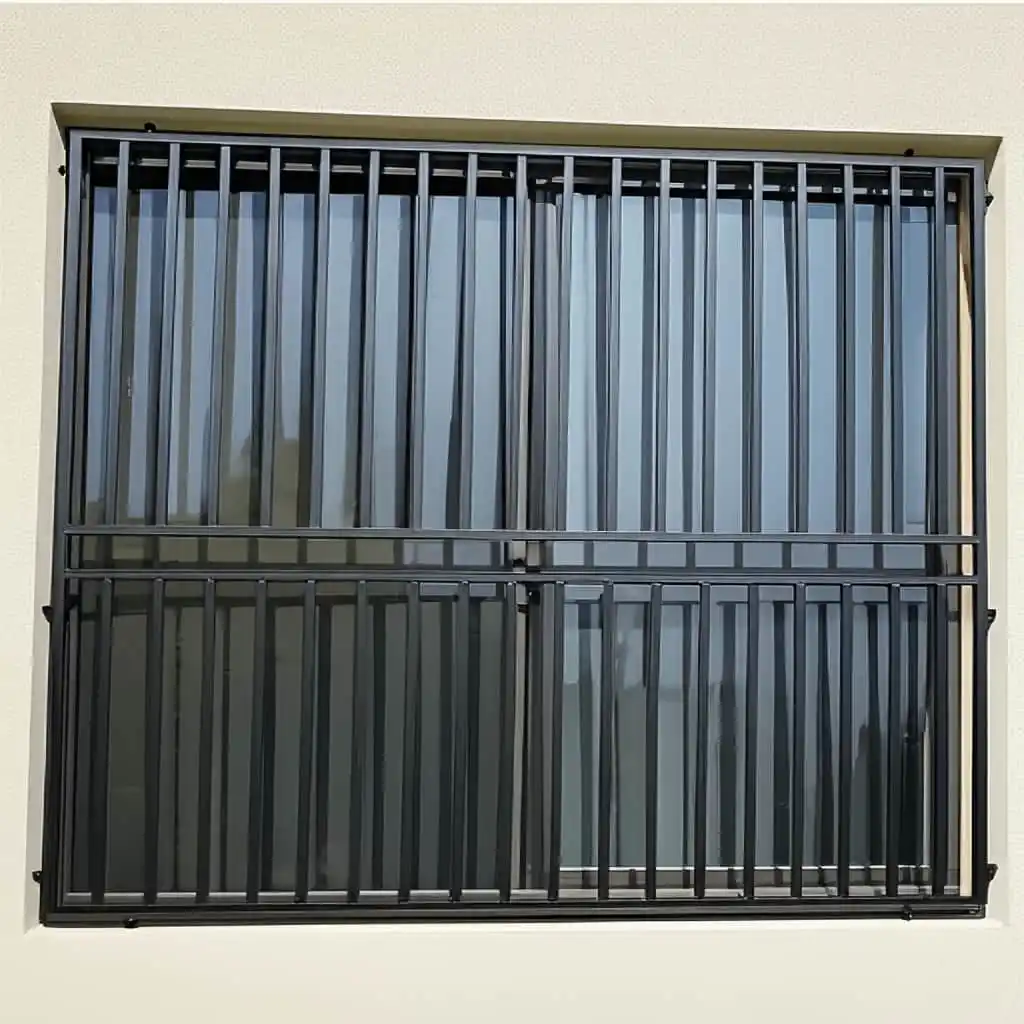 تولیدکننده حفاظ پنجره دوجداره مدل ساده میله افقی
