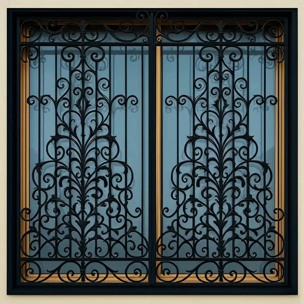 تولیدکننده حفاظ پنجره مدل اشرافی زرین