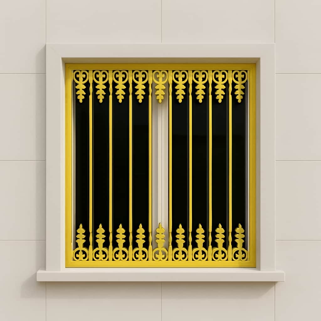 نصب حفاظ پنجره مدل قندیل دار ویلایی