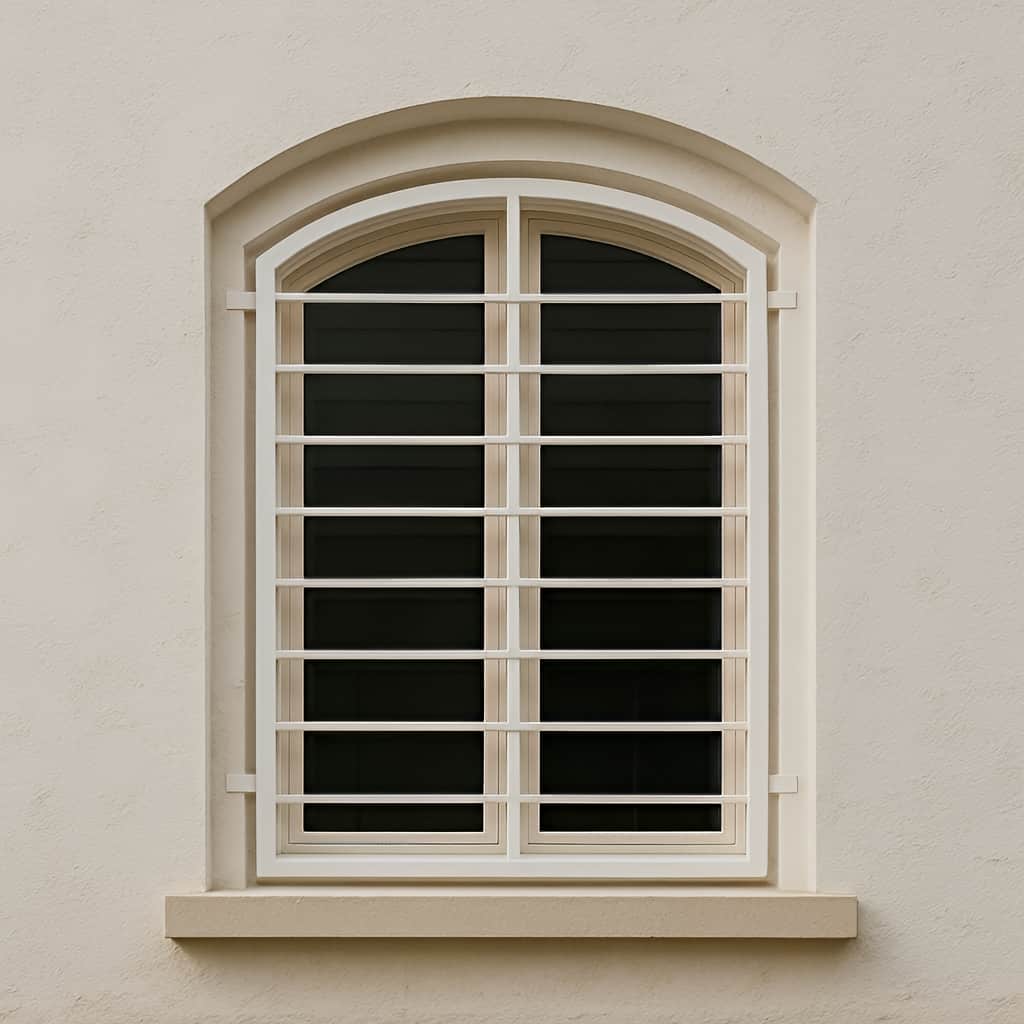 تولیدکننده حفاظ پنجره مدل ساده قوس&zwnj;دار