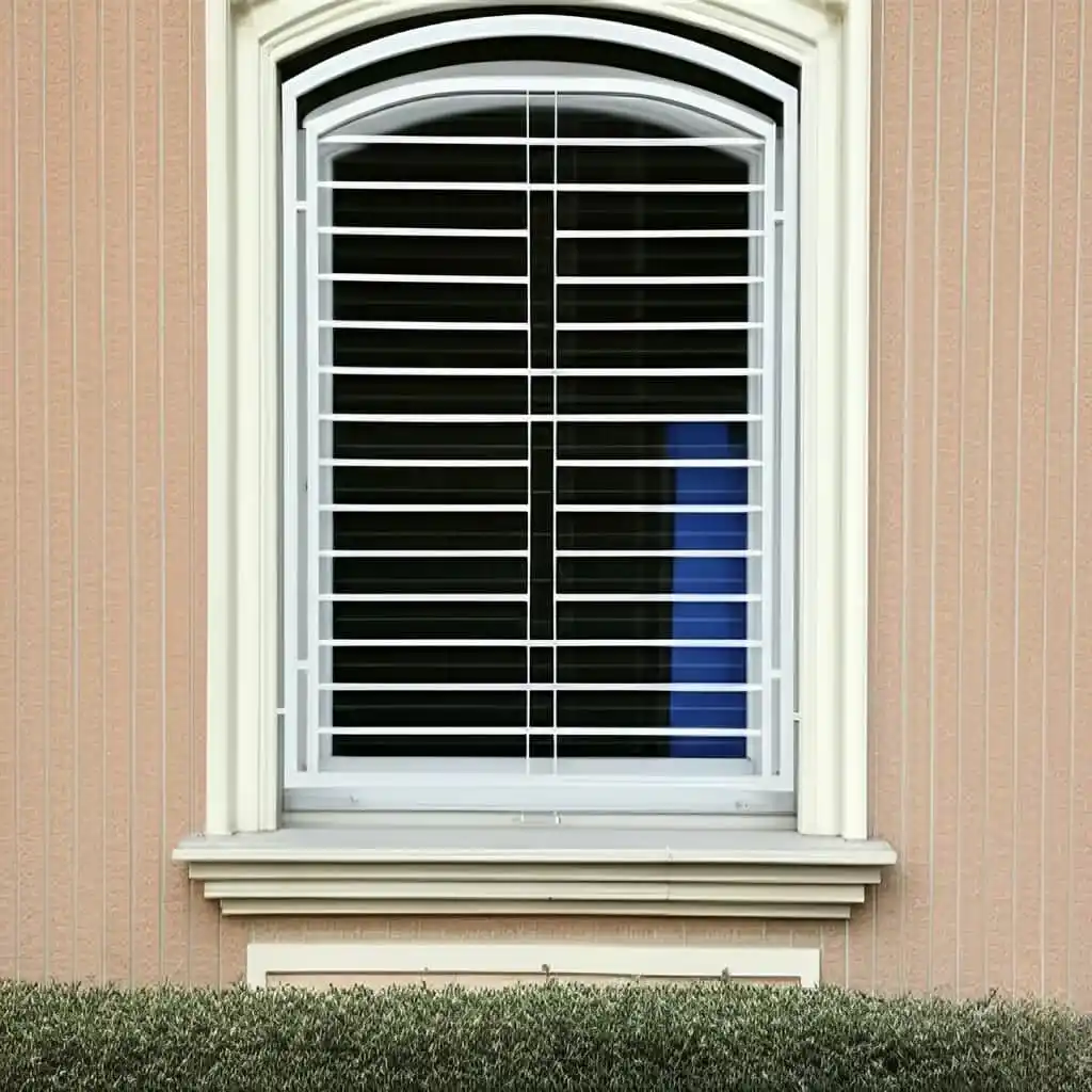 قیمت حفاظ پنجره مدل ساده قوس&zwnj;دار