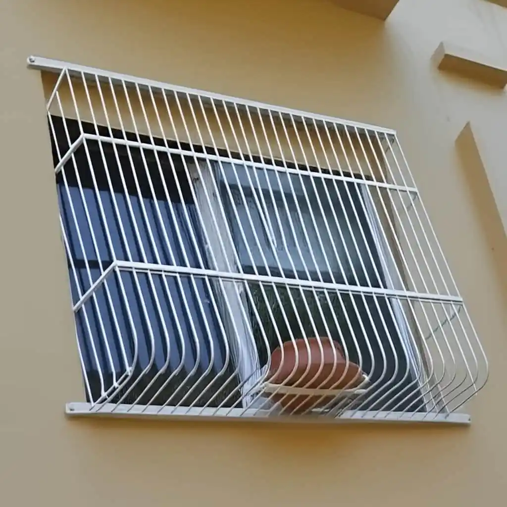 نصب حفاظ پنجره مدل سبدی ارکیده با جاگلدانی