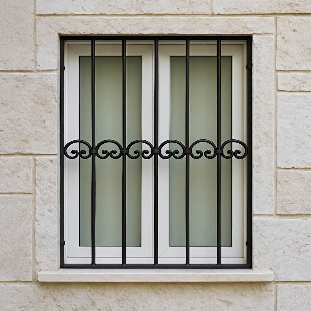 نصب حفاظ پنجره مدل نعل اسبی