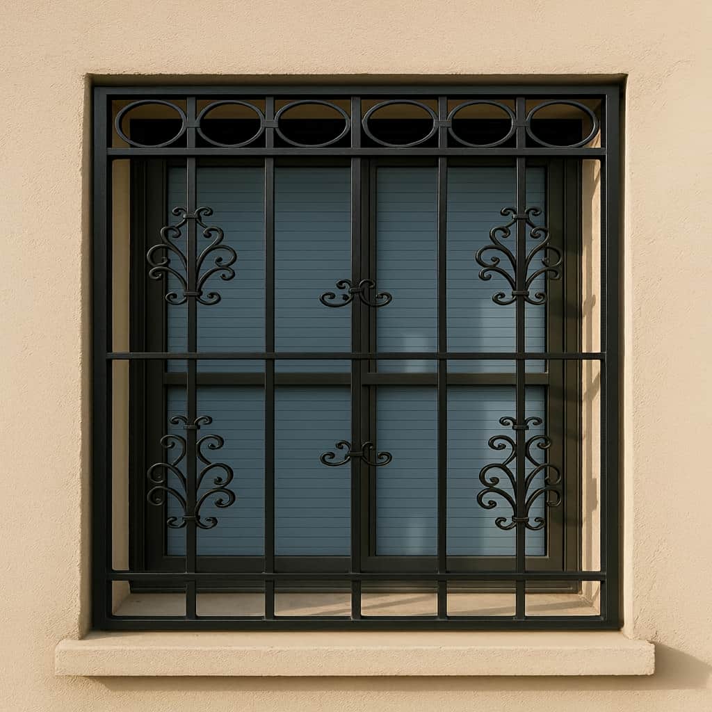 نصب حفاظ پنجره مدل نقشینه