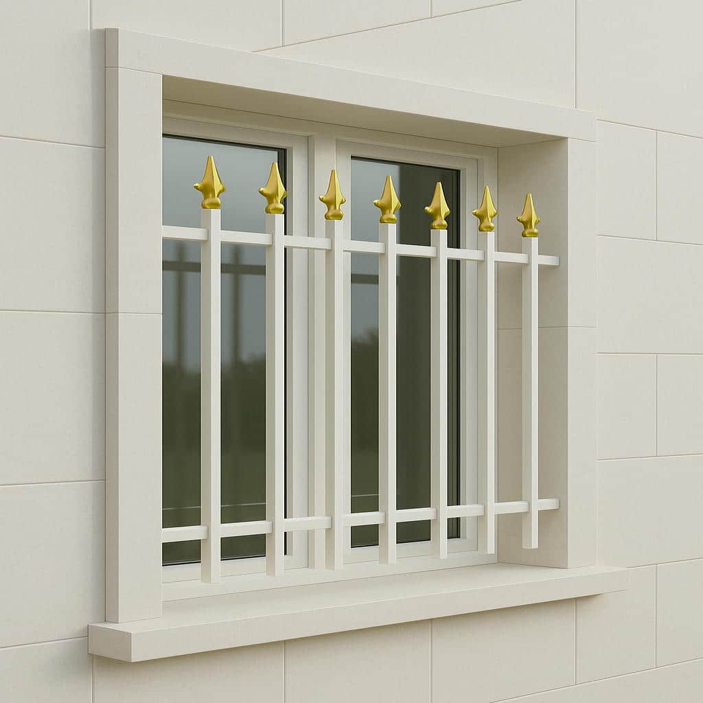 خرید حفاظ پنجره مدل نیزه دار ساده