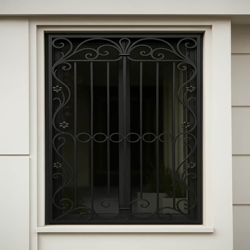 خرید حفاظ پنجره مدل پیچک بهاری