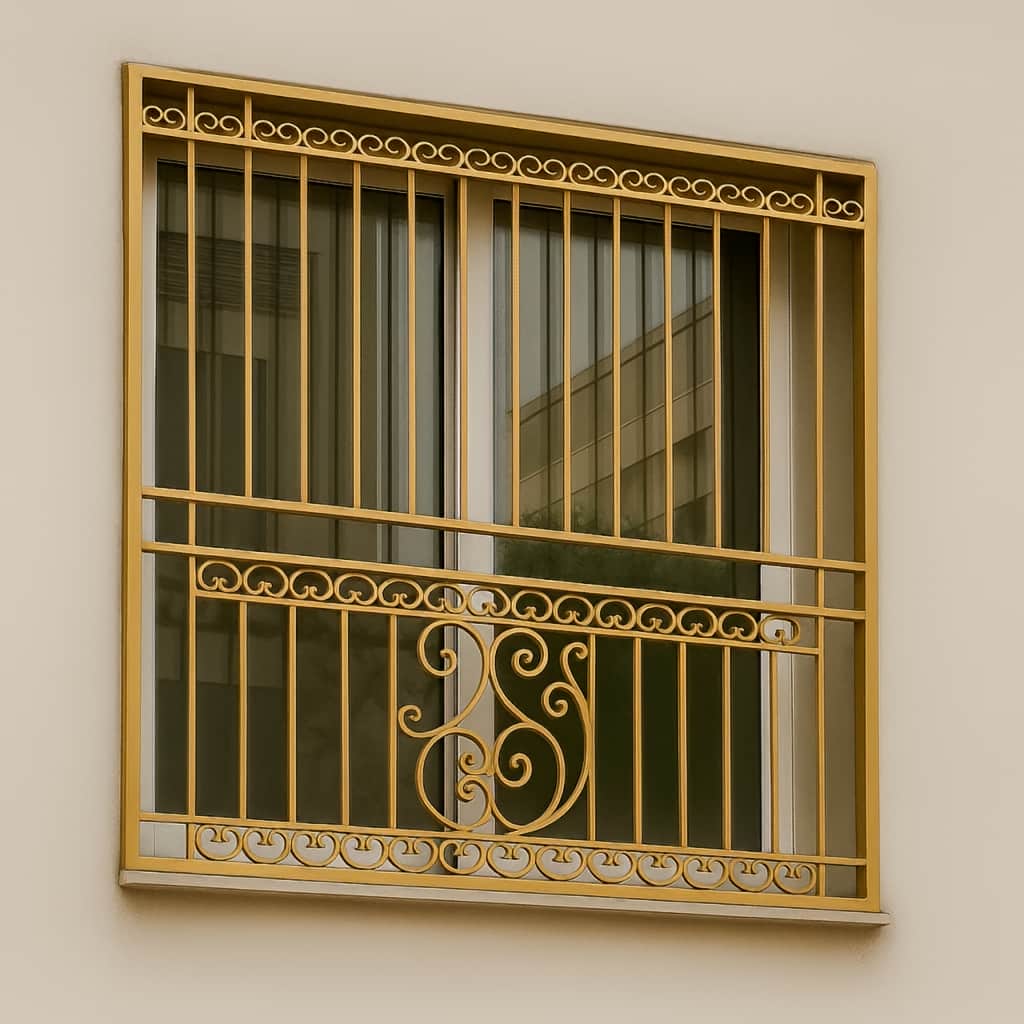 نصب حفاظ پنجره مدل کلاسیک سلطنتی