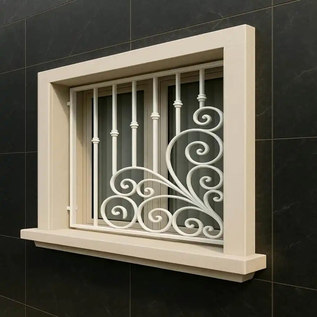 قیمت حفاظ پنجره مدل گل پیچ