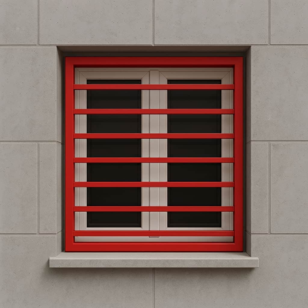 نصب حفاظ پنجره آهنی ساده